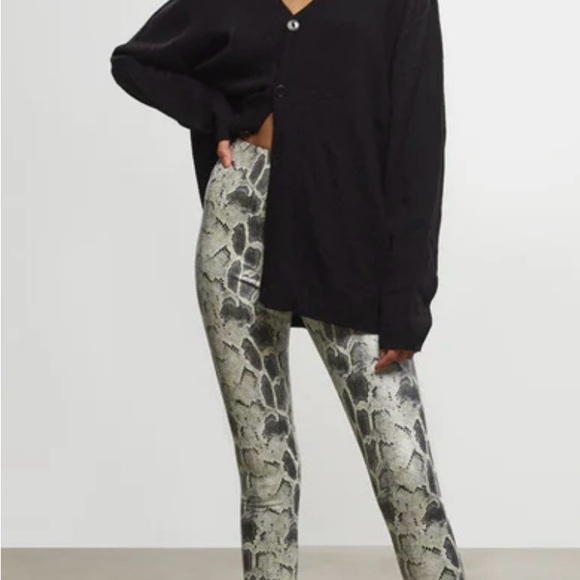 Commando Faux Leather Animal Legging - Picture 1 of 5